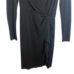 Catherine Malandrino  Dress Women's Size 6 Black Long Sleeve Cocktail Evening Photo 4