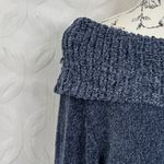 White House | Black Market WHBM Cowl Neck Dolman Sleeve Chenille Sweater in Denim Blue Size S Photo 13