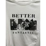 (Dazy) Long Sleeve Asymetrical Ribbed Graphic T Photo 2