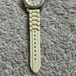 Geneva‎ women’s tan/cream colored silicon adjustable watch Tan Photo 4