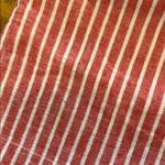 BeachLunchLounge Striped Red and White Linen Shorts with drawstring waist. Photo 4