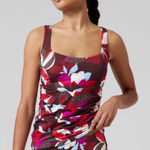 Athleta NWT  Square Neck Tankini Swim Top Size 34D/DD UPF 50+ Photo 0