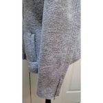 Old Navy Sherpa Moto Jacket Sz XXL Heather Gray Thick, Cozy Zip Lt Heather Gray Photo 8