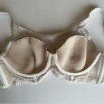 Victoria's Secret  Dream Angels White Lace Lined Demi Bra Size 32DD Photo 5