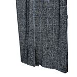 Madewell Black & White Tweed Wool Sleeveless Vest Snap Front Cinch Waist w/ Belt Photo 7