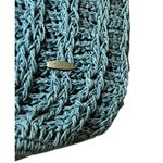 Cappelli Straworld Hand Crochet Toyo Green Hobo Handbag Boho Hippie Festival Photo 7