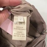 LAPOINTE Brown Faux Leather Mini Skirt Size 0 US $790 Photo 6