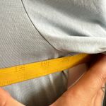 Eileen Fisher Top Womens Medium Blue Organic Cotton Long Sleeve Staple Basics Photo 7