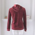 Puma  Essentials Cotton Furry Relaxed Fit Front Zit Hoodie, Burgundy M New w/Tag Photo 2