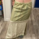 American Eagle Y2k  boho fairy long maxi skirt  green large 10 Photo 8