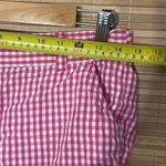 J.Crew pink white gingham short shorts woman’s size 0 EUC Photo 2