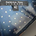 Patrizia Pepe Unique Flutter Sleeve Dress Blue Size 6 Photo 3