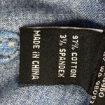 Christine Alexander Trucker Jacket Women L Blue Denim Rhinestone Mandala Crystal Size L Photo 4