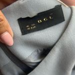 BLG Light Blue Midi Overlay Dress Size 8 Photo 5