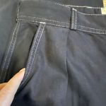 Free People Sandrine Rose x Pants Size 27 NWT French Worker Blue/Black Pinstripe Photo 7