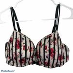 Victoria's Secret Victoria’s Secret 34D Very Sexy Push Up Stripes Roses Studs Photo 0