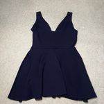 Lulus I feel good navy blue skort dress size medium Photo 2