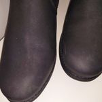 Ruiee Women's Knee High Boots Black Round Toe S Buckle Accent Size 8 Photo 1