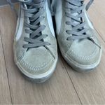 Golden Goose Women's Slide High Top Sneakers in White Photo 6