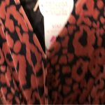 Buddy Love Spencer Romper Velvet Animal Print Flare Sleeves New XS Photo 4