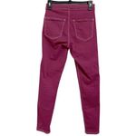 Topshop NWT Moto JONI Berry Purple High Waisted Jeans Size 28 x 30 Photo 3