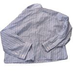 Everlane  blue striped PJ top size medium Photo 4