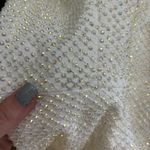 Portia and Scarlett Rhinestone Feather Dress White Size 2 Photo 8