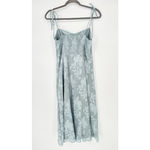 Lulus Loveliest Looks Dusty Blue Floral Jacquard Tie Photo 5