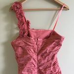 BCBGMAXAZRIA BCBG‎ Evangeline Dress One Shoulder in Coral Reef Photo 6