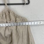 Reformation  XS Beige Linen Halter Maui Mini‎ Dress Sleeveless Casual Womens Photo 1