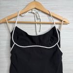 Free People  midi dress low back slit boho XS black Photo 1