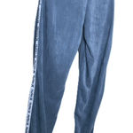 Hurley  L Blue Corduroy Jogger Pants Lounge Streetwear Soft Cozy Athleisure Chic‎ Photo 0