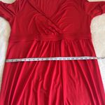 Torrid  Shirred Red Surplice Midi Dress Long Sleeve Size‎ 2X Photo 7