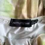 Pretty Little Thing  Green Butterfly Print Slinky Cowl Maxi Dress  Photo 4