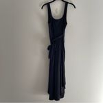 Quince Black Tencel Jersey Side Tie Midi Dress Size Large NWT Photo 10