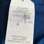 Mud Pie  Serena‎ Scallop Navy Shorts Size Small Photo 2