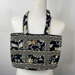 Vera Bradley  Quilted Tote Bag Black and Yellow Photo 1
