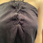 Forever 21 + 1 piece black bodysuite 2X with lace tie Photo 3