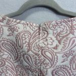 Victoria Beckham x Target Blush Paisley Jacquard Sleeveless Shift Mini Dress XS Photo 9