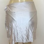 Lago Mar Size Small Silver Side Tie Skirt. Vintage Preloved. Made In USA. Photo 2