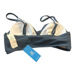 Cupshe Gray Swim Top Twisted Padded Bralette Beach Bikini Top Photo 2