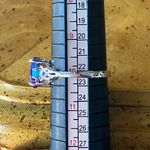 Moroccan Amethyst Sleeping Beauty Turquoise Ring Size 10 Purple Photo 7