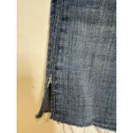 Miss Me  Low Rise Denim Medium Blue Shorts Sz 26 Raw Hem Button Flap Pockets Photo 7