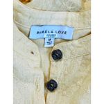 Pamela Love x RTR (Rent The Runway) Yellow Eyelet Dress Women's Size M Cottage Size M Photo 5