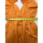 FORE Carolyn Statement Flutter Sleeve Mini Dress in Orange Size S Photo 4