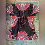 Trina Turk silk blend kimono waist tie resort beach dress, size medium Photo 5