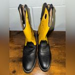 Cimarron footwear 3610122 01 3.5 women’s‎ 6 Yellow black cowgirl boots new Photo 1