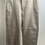 Everlane Straight Leg Crop Jeans In Ivory 10 Short Beige Photo 0