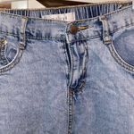 Denim One Of A Kind Joggers White Photo 1