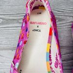 Toms Nwt  limited edition candyland confections print shoes flats pink sz w7 Photo 5
